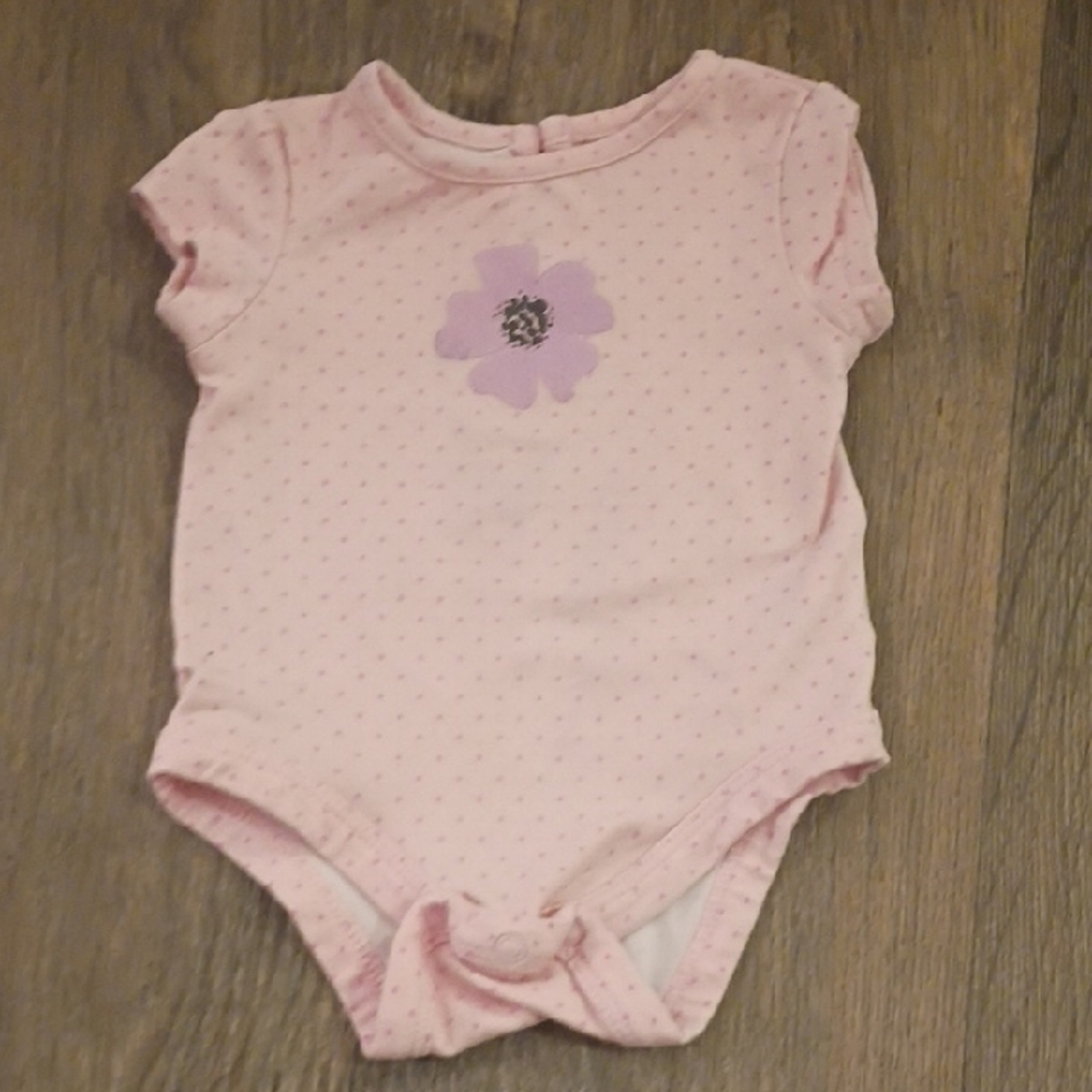 Pink Floral Kids One Piece